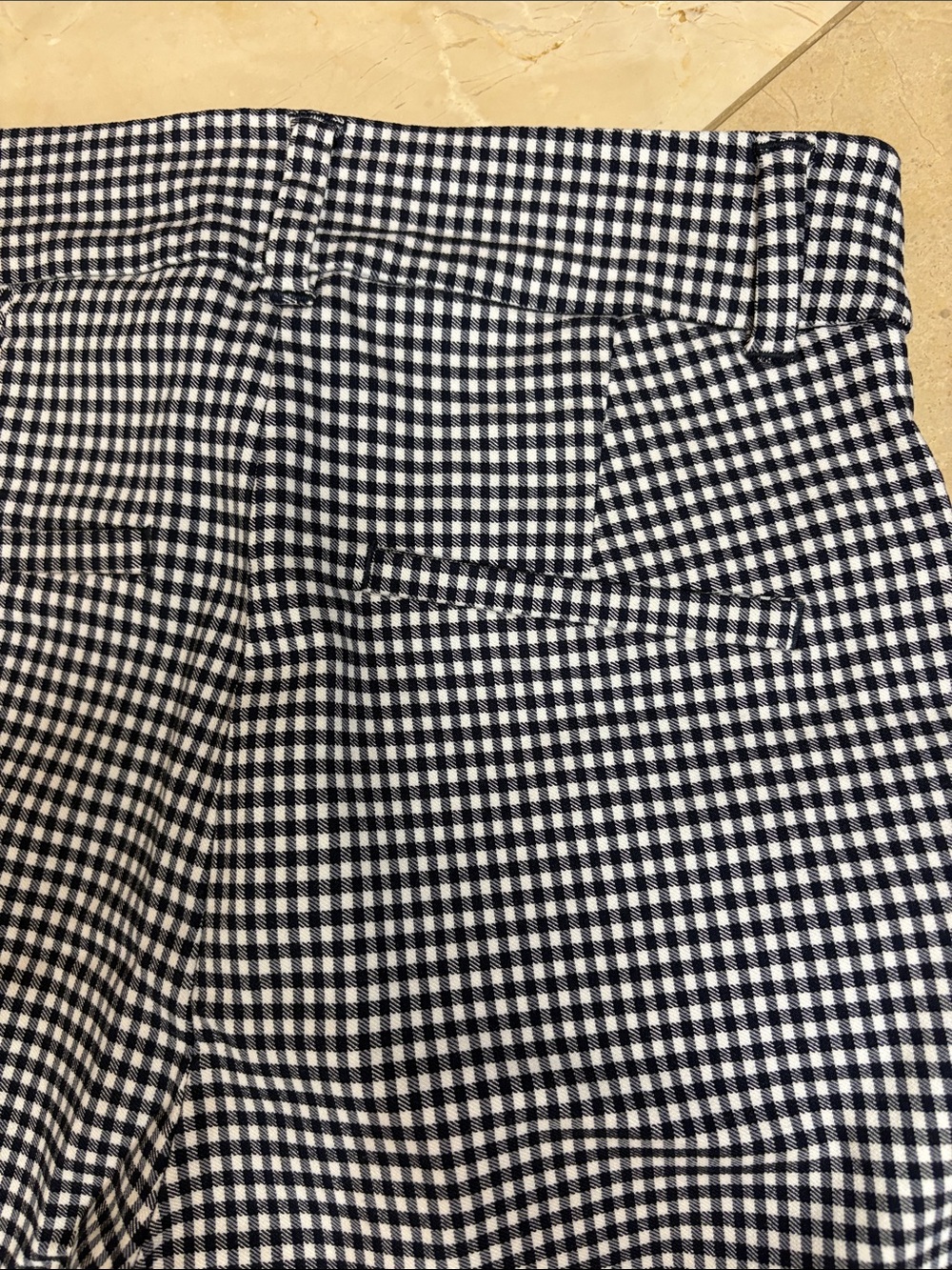 ⭐️ NWOT Reitmans The Iconic Black and White Gingham cropped Pants- size 6 - Picture 10 of 11